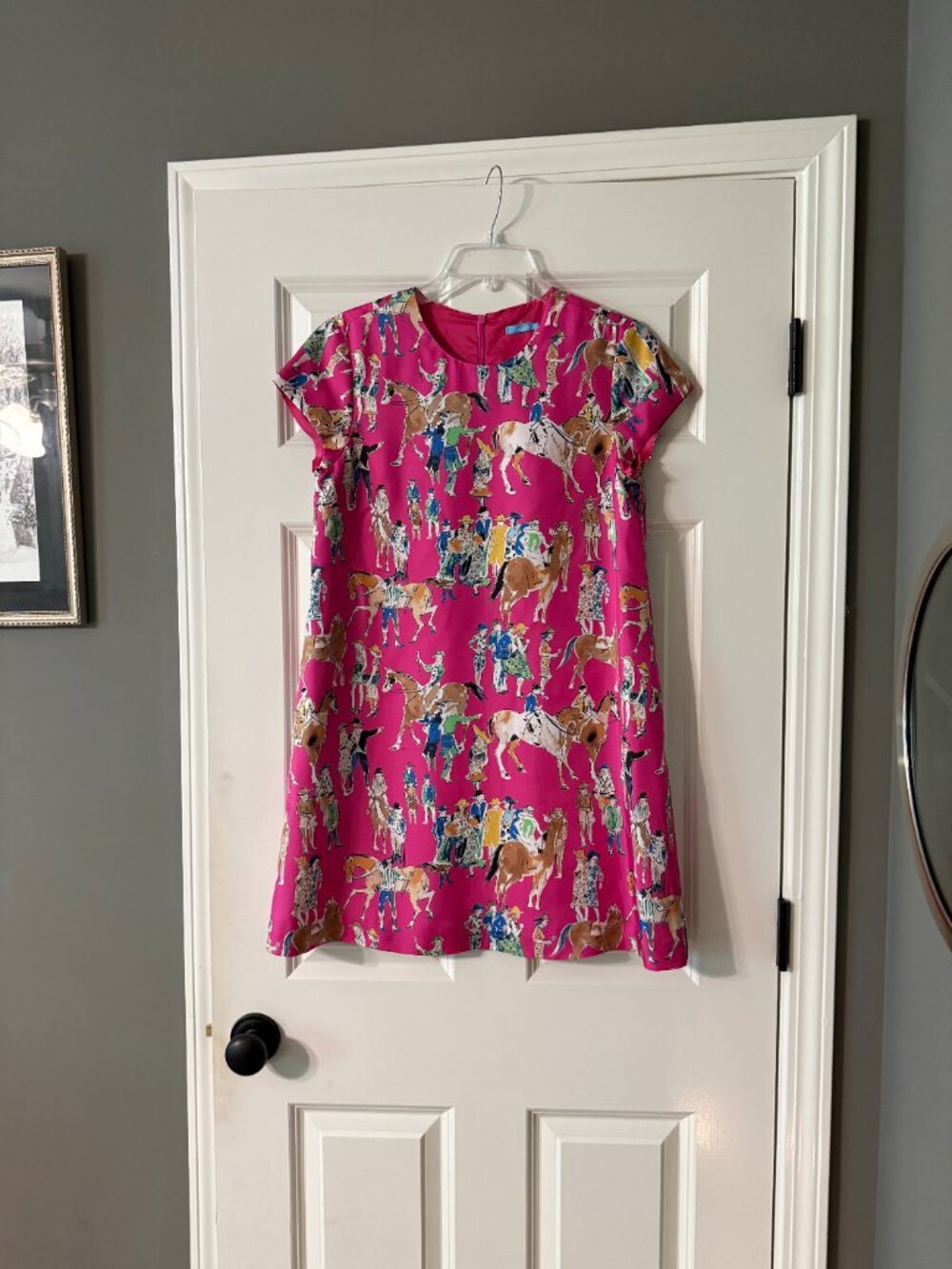 **J. McLaughlin Pink Equestrian Dress**